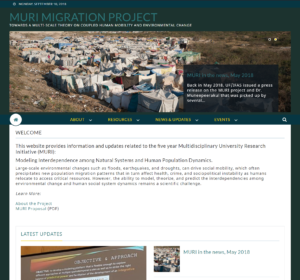 MURI migration project screenshot